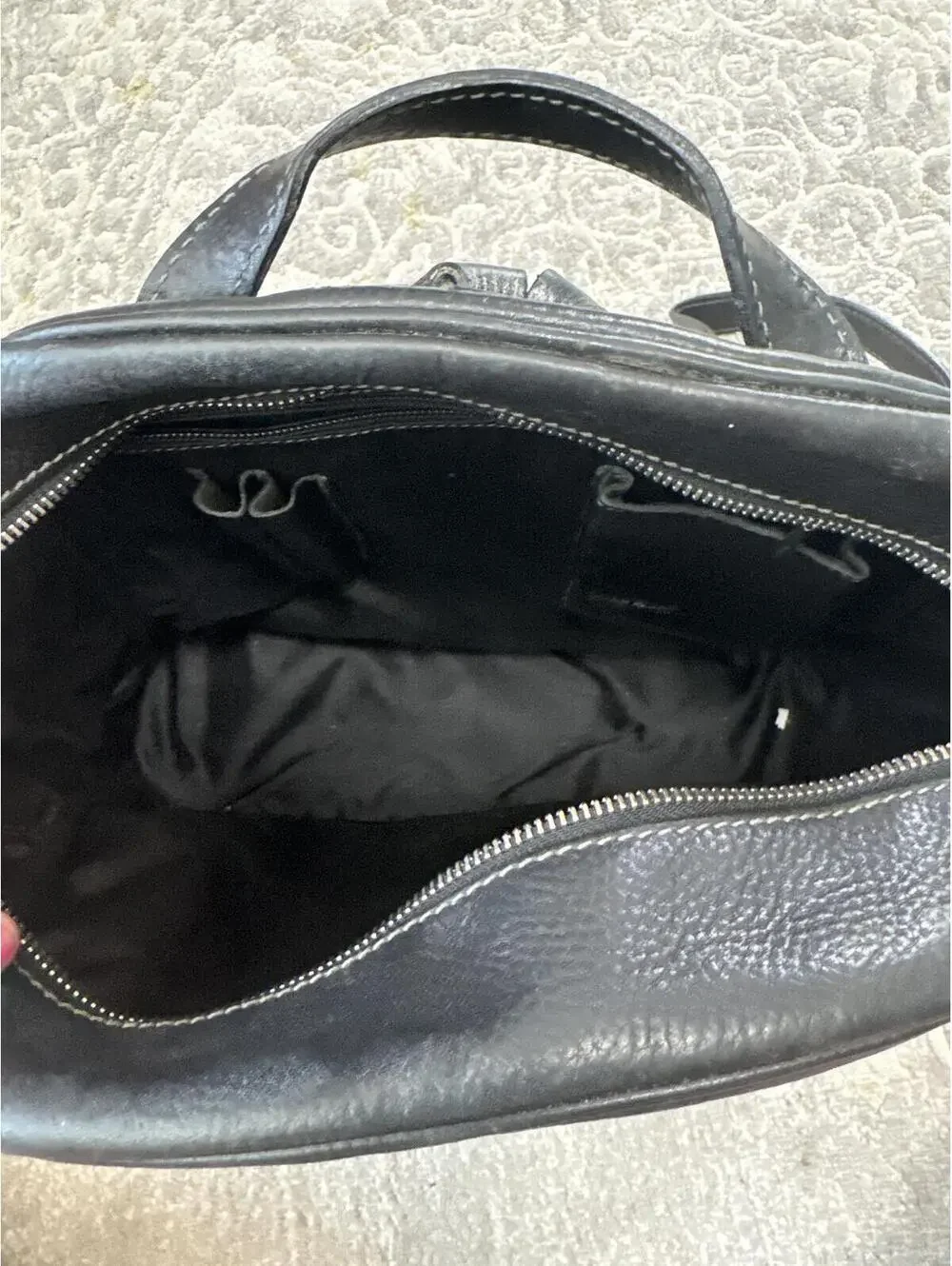 Cole haan leather backpack black luxury capsule